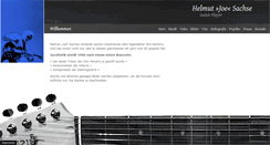 Desktop Screenshot of helmut-joe-sachse.de